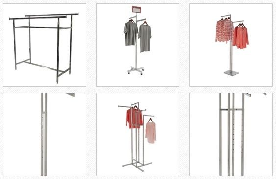 Rolling Garment Racks with Extensive Usage in Homes and Retail Stores