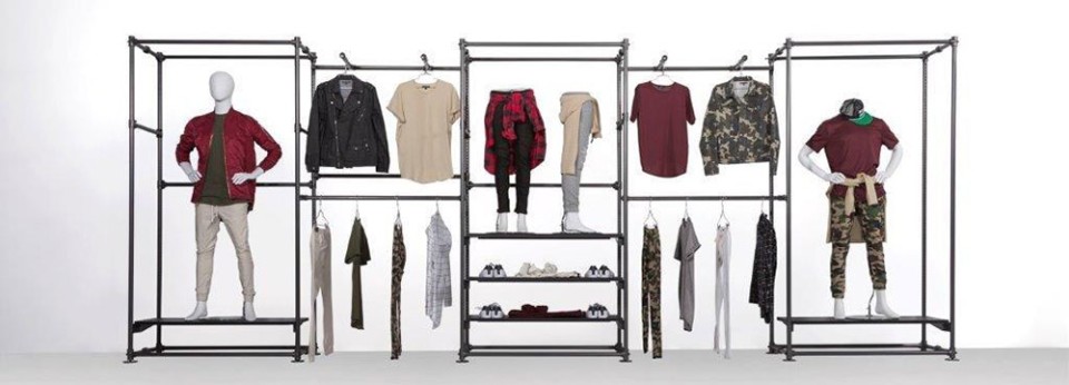 Retail Clothing Racks, Portable Display Rack