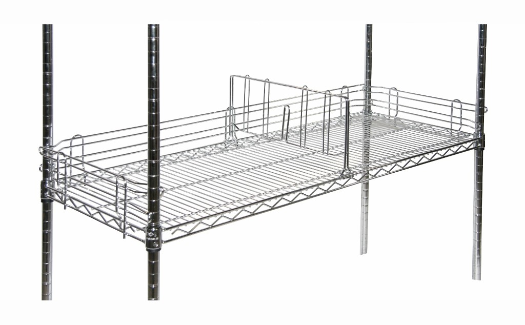Chrome Shelf Ledge 3"x48" Chrome Wire Shelf Ledge Retail Depot Canada