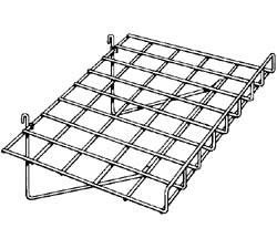 Black Heavy Duty Level Shelf 15"x24" Black Heavy Duty Level Shelf 15"x24"