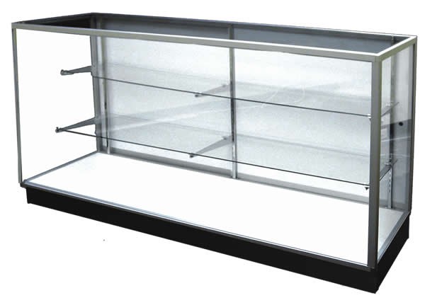 Chrome Steel Frame Extra Vision Showcase 70"x20"x38" Chrome Steel Frame Extra Vision Showcase 70"x20"x38"