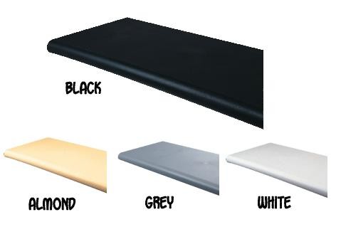 Black Bullnose Shelving 13"x48" Black Bullnose Shelving 13"x48"