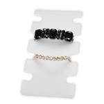 Notched Bracelet Display/Frosted Acrylic Notched Bracelet Display/Frosted Acrylic