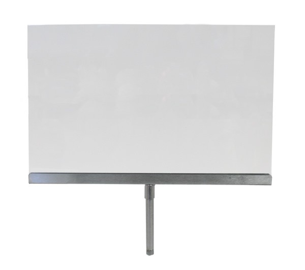 Satin Chrome Sign Holder Satin Chrome Sign Holder