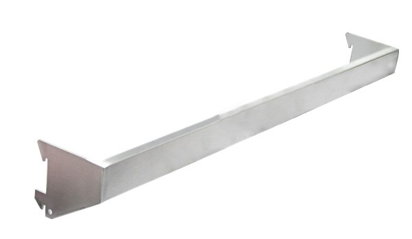 Chrome Flatbar Hangrail 48" x 1/2" slot Chrome Flatbar Hangrail 48" x 1/2" slot