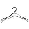 Disposable Dress Hangers 16" Adult Disposable Dress Hangers 16" Adult