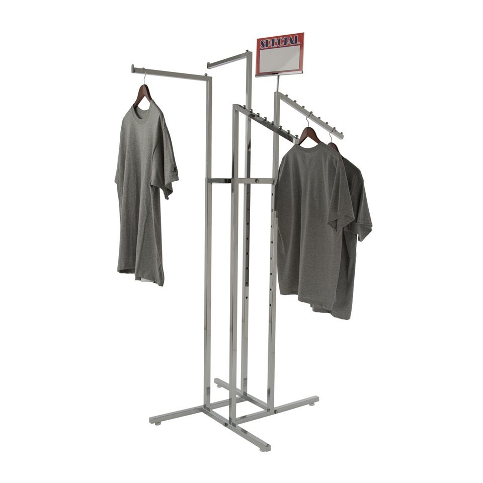 Chrome Four Arm Rack/2 Waterfalls/2 Faceouts Chrome Four Arm Rack/2 Waterfalls/2 Faceouts