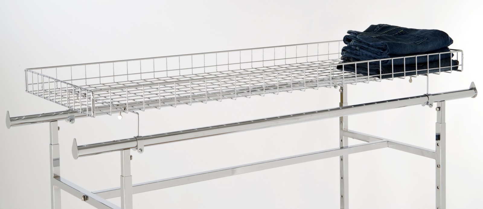 Chrome Basket Rack Chrome Basket Rack