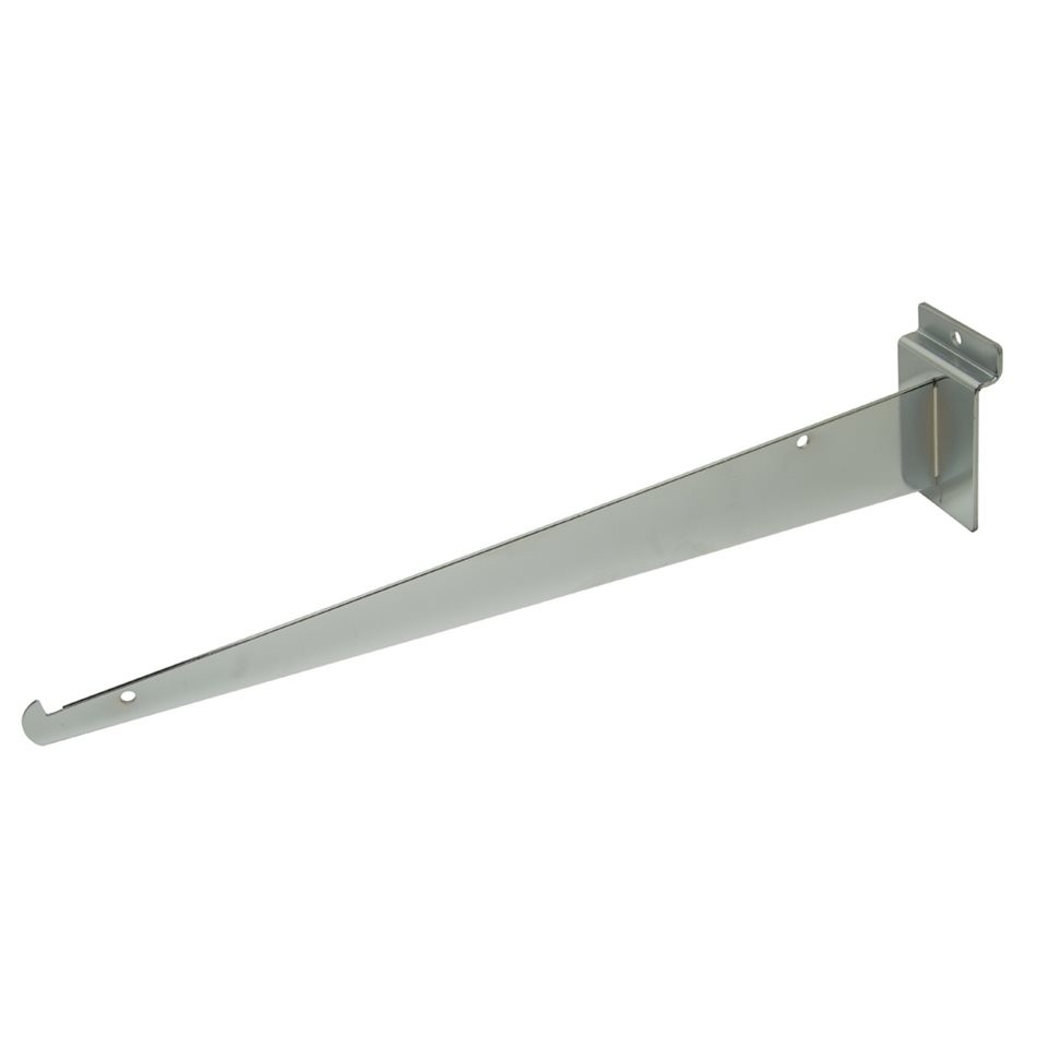 Slatwall Knife Edge Shelving Brackets 14"