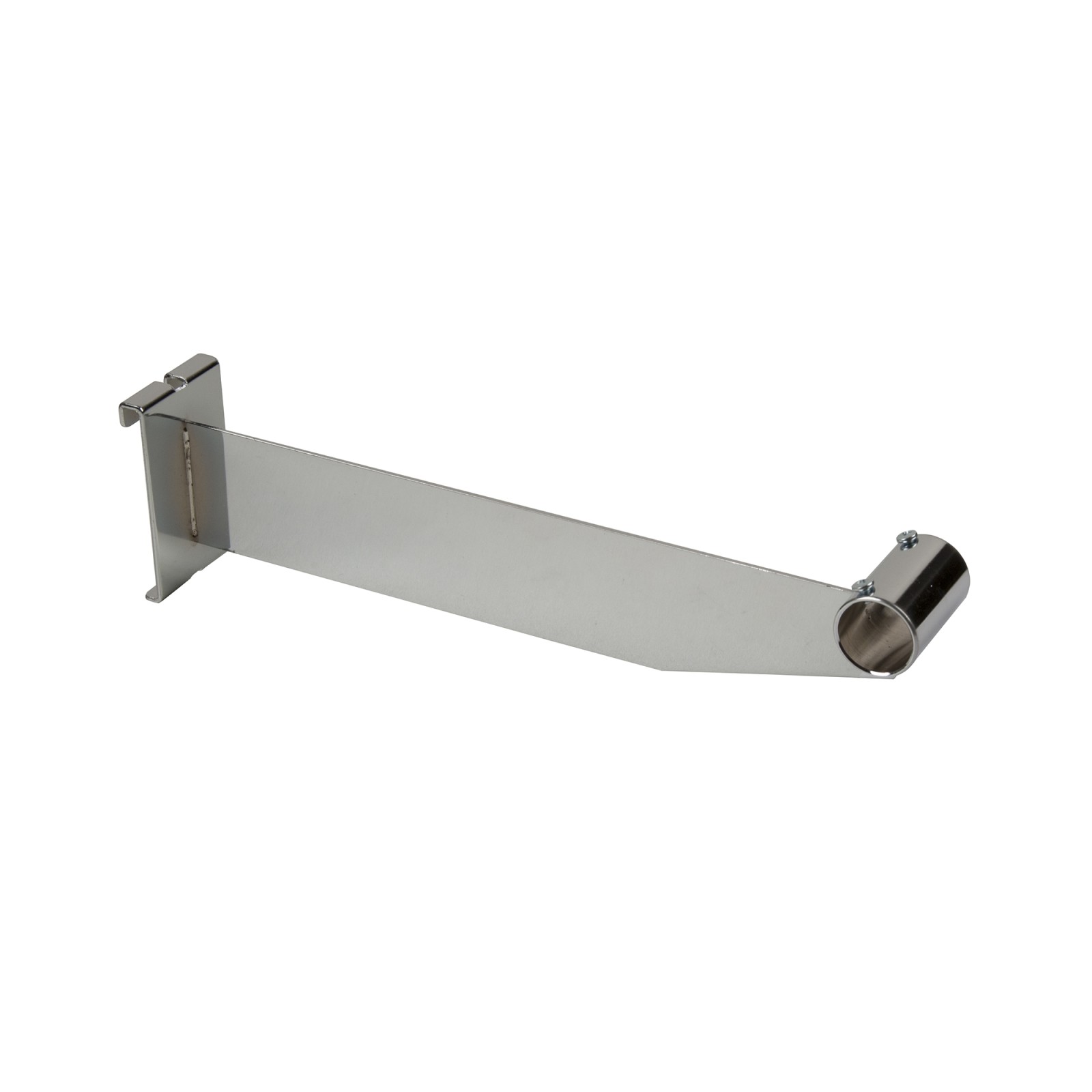 Chrome Round Tubing Bracket 12" x 1 1/4" dia Chrome Round Tubing Bracket 12" x 1 1/4" dia