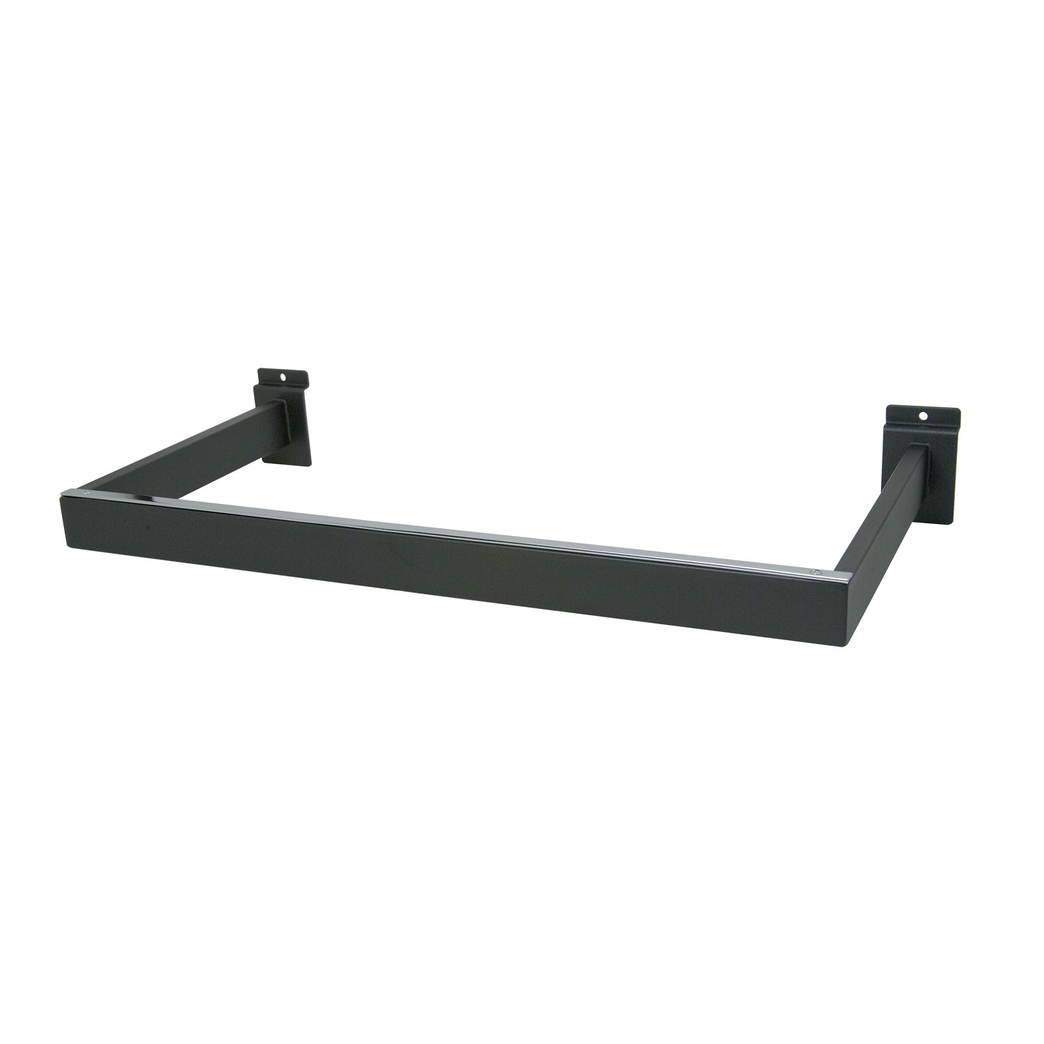 Matt Black Slatwall U Bar Hangrail 12"x22"