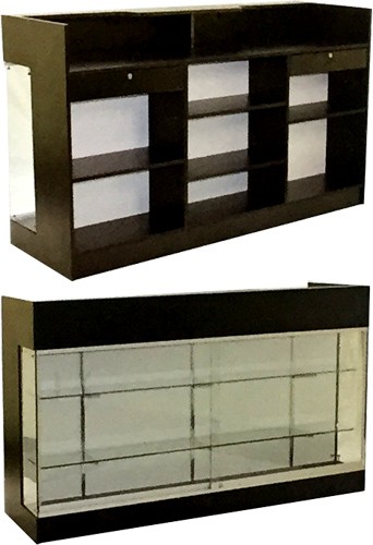 Ledgetop Showcase Cash Wrap Counter 72"x22"x42" Ledgetop Showcase Cash Wrap Counter 72"x22"x42"