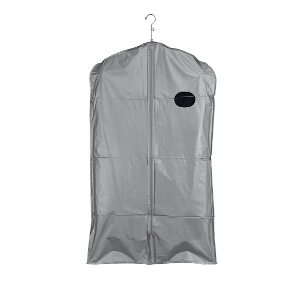 Grey Vinyl Garment Bag 24"x40" Grey Vinyl Garment Bag 24"x40"