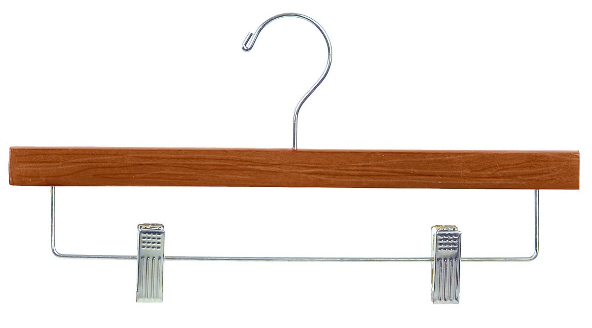 Teak Wood Skirt or Pant Hanger 14" Teak Wood Skirt or Pant Hanger 14"