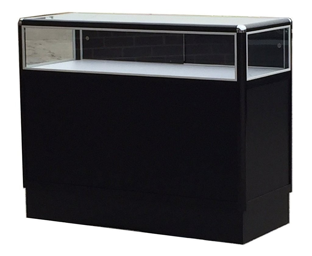 Black Aluminum 1/3rd Vision Showcase 70"x20"x38"