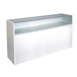 White 1/3 Vision Jewelry Showcase 70"x18"x38" White 1/3 Vision Jewelry Showcase 70"x18"x38"