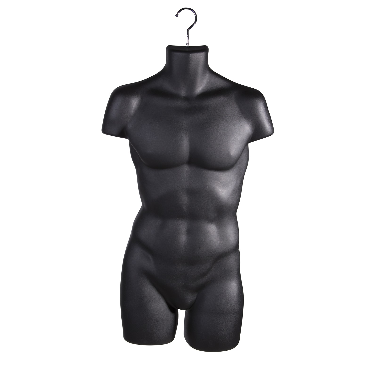 Black Half Round Male Body Form