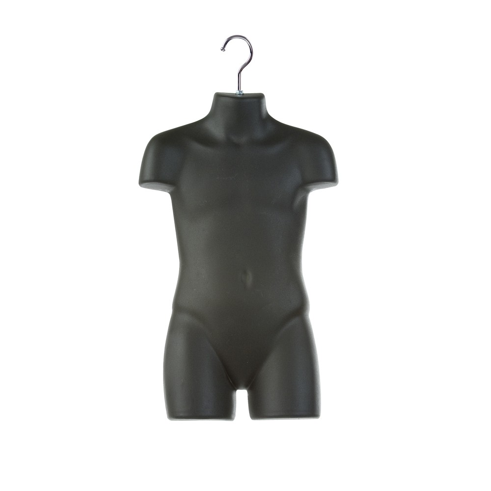 Black Child Half Round Body Form - Size 4