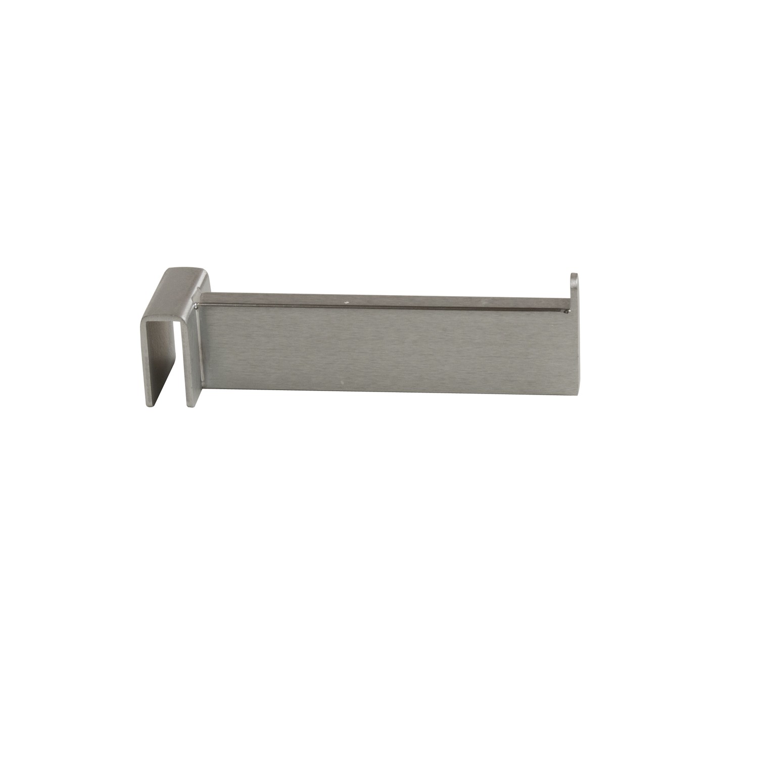 Satin Chrome Flatbar Faceout Hangrail 6" Satin Chrome Flatbar Faceout Hangrail 6"