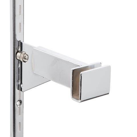 Chrome Flatbar Hangrail Bracket 6" Chrome Flatbar Hangrail Bracket 6"