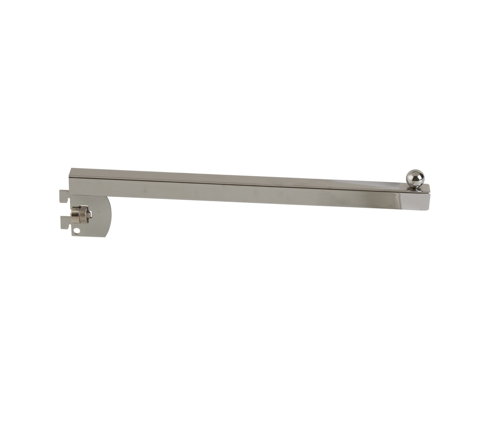 Chrome Square Tube Faceout 12"