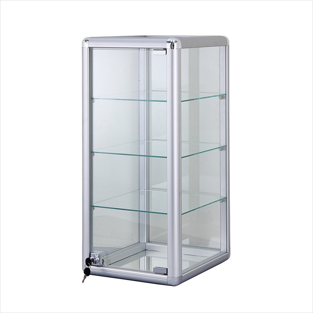 Aluminum Countertop Showcase 14"x12"x27"