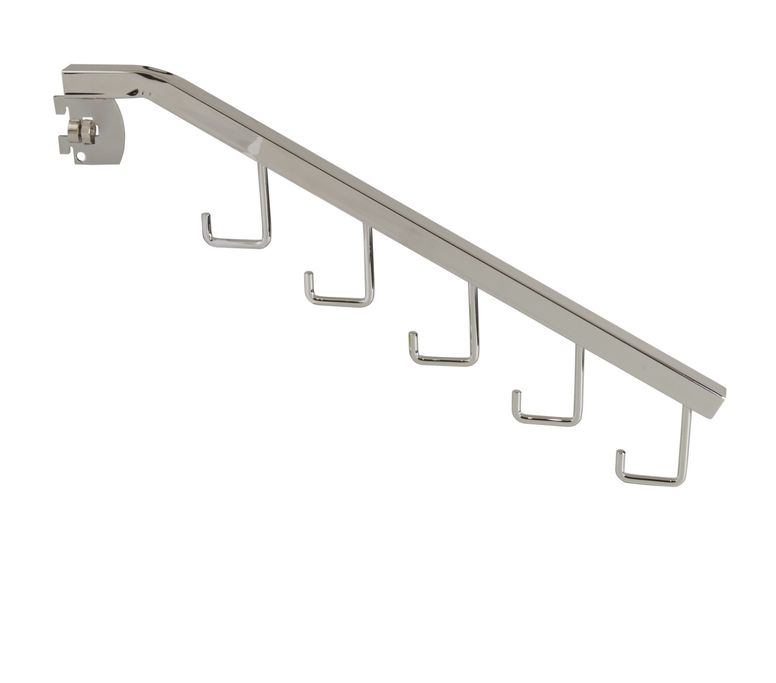 Chrome Square Tube Waterfall 5 Hook