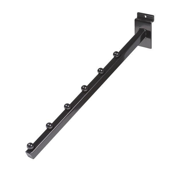 Black Slatwall Square Waterfall 6 Ball Black Slatwall Square Waterfall 6 Ball