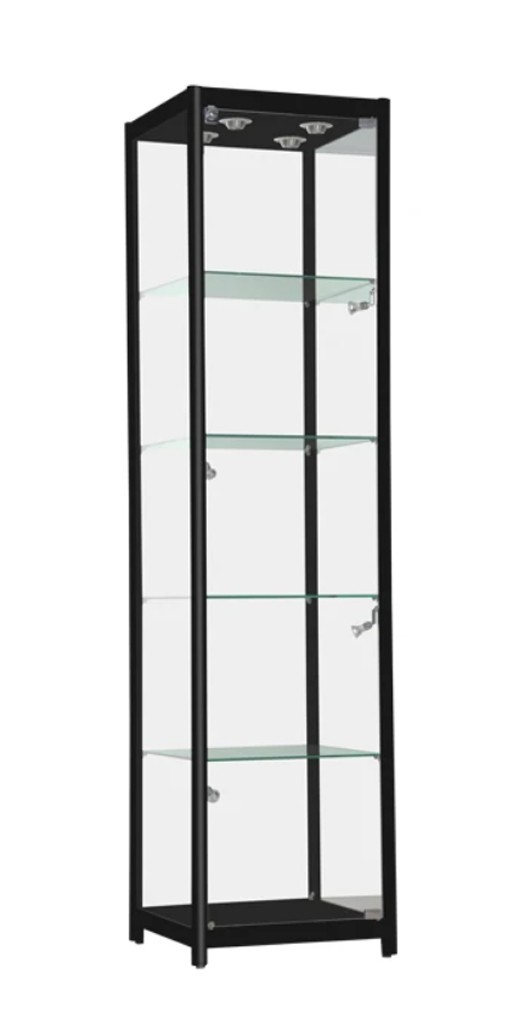 Aluminum Museum Quality Showcase  20"x20"x78"