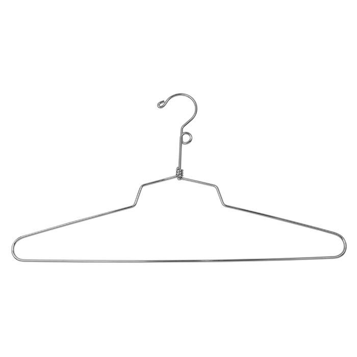 Chrome Wire Dress/Blouse Hanger 16"