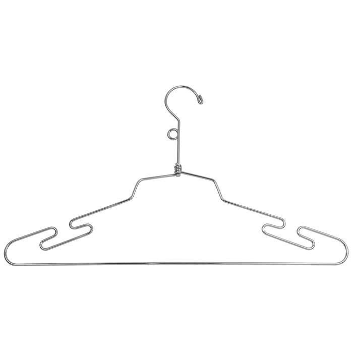 Chrome Wire Lingerie Hanger/Loop Hook 16"  -