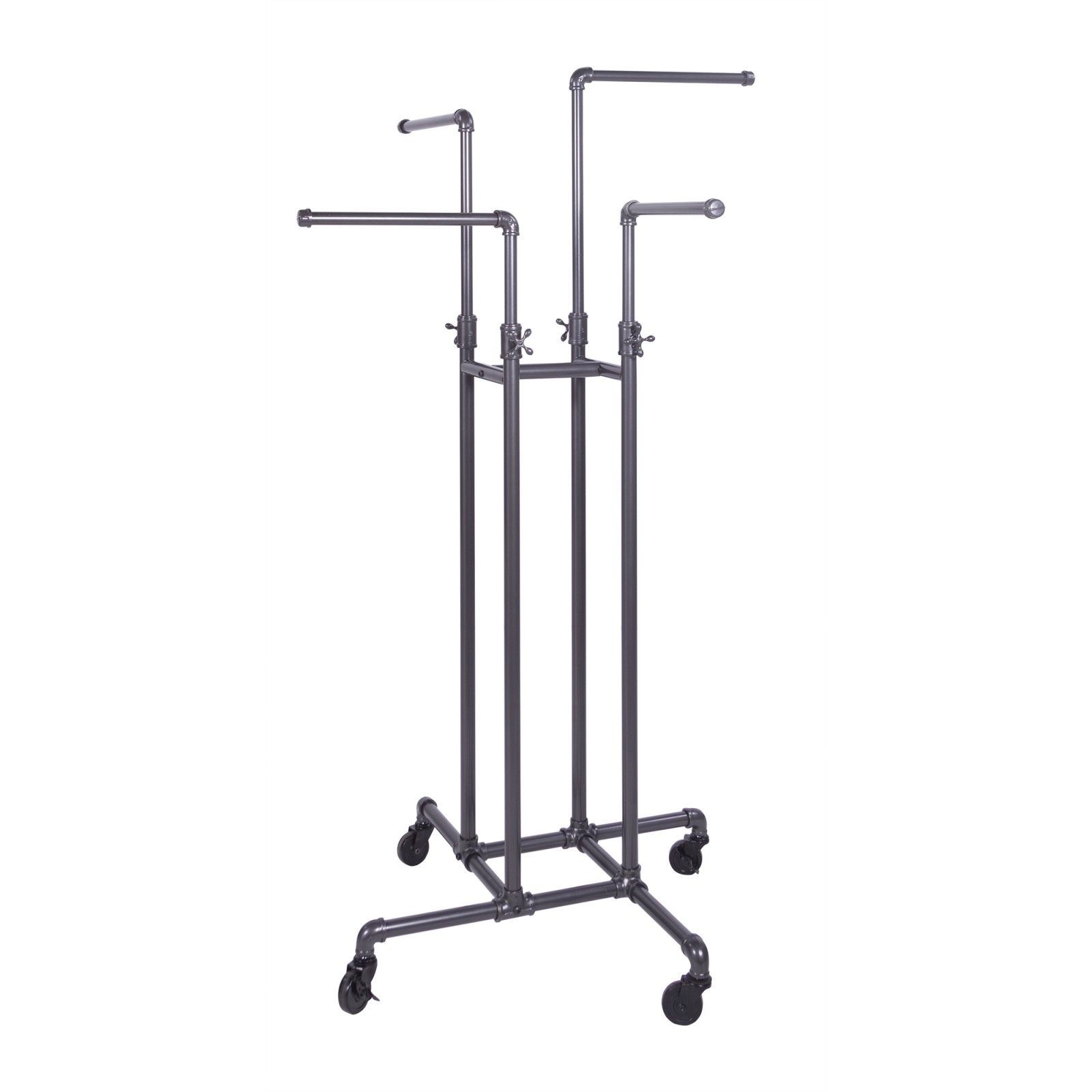 Pipeline 4 Way Garment Racks Pipeline 4 Way Garment Racks