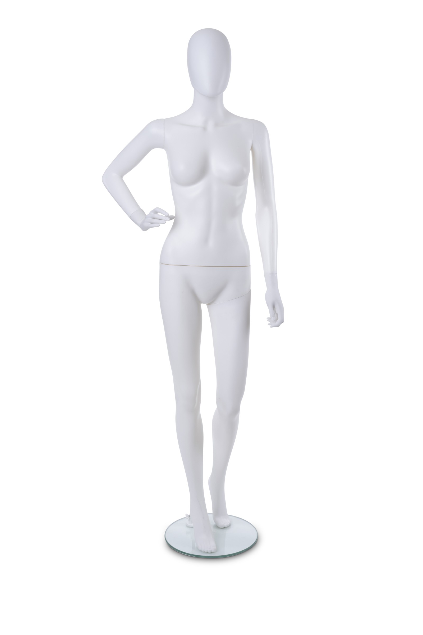 White Unbreakable Female Mannequin White Unbreakable Female Mannequin