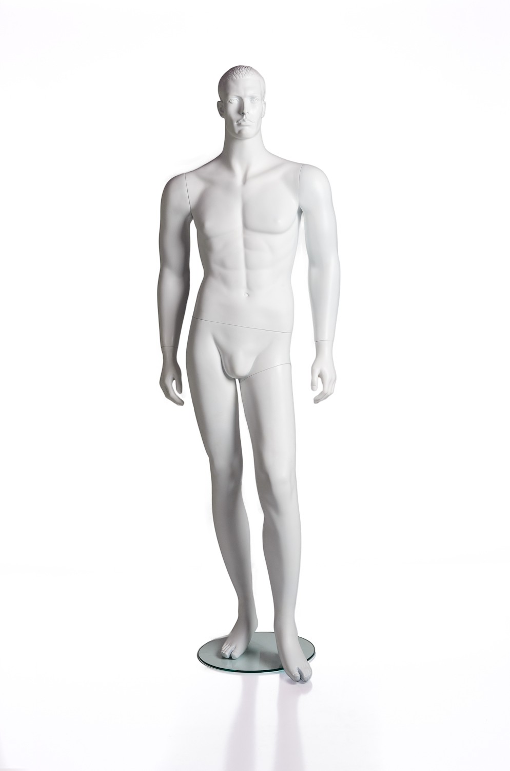 Matte White Male Mannequin Matte White Male Mannequin