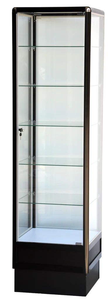 Black Aluminum Showcase Tower 20"x20"x72"