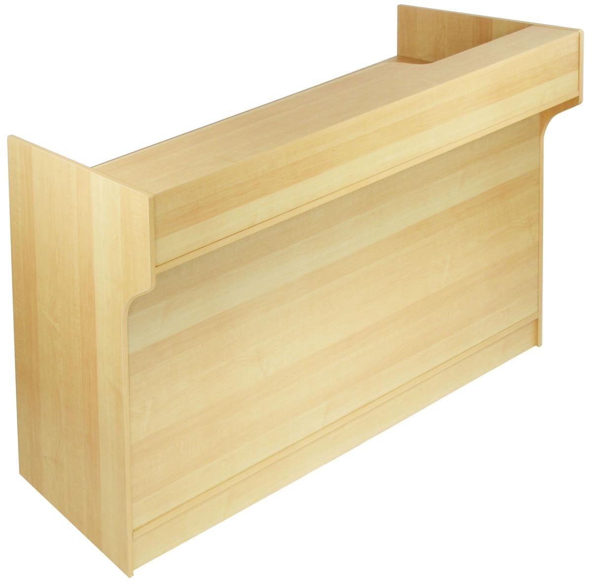 Maple Ledgetop Cash Counter 72"x22"x42"
