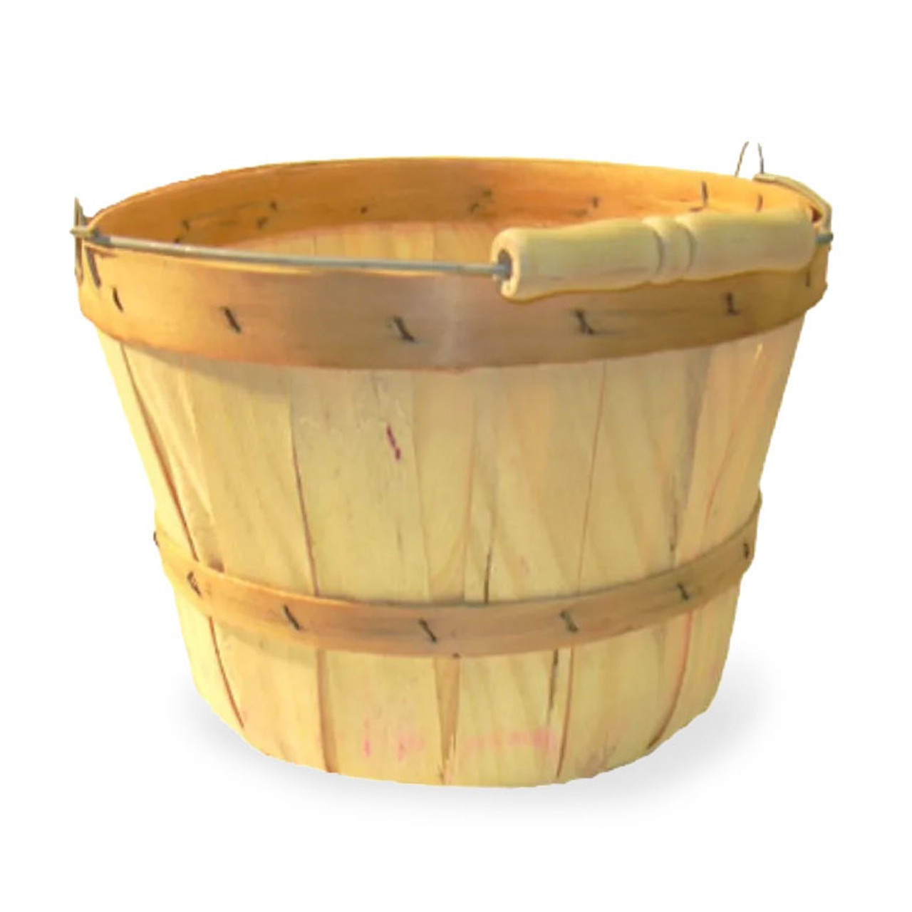 Half Peck Natural Apple Basket with Handle Half Peck Natural Apple Basket with Handle