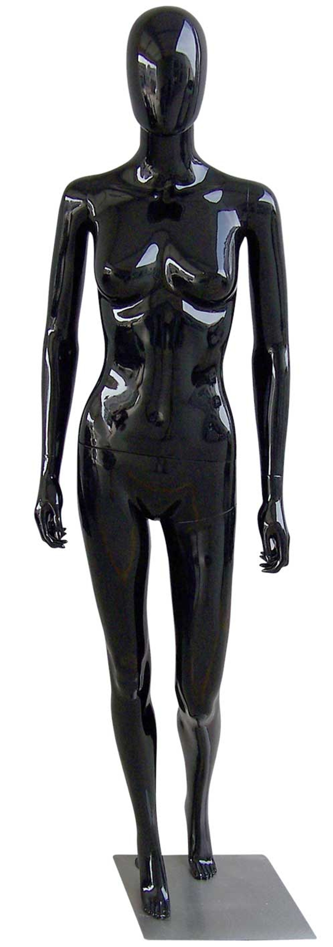 Black Glossy Female Mannequin Black Glossy Female Mannequin