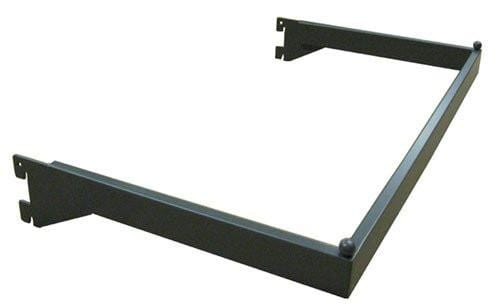 Powder Gray Heavy Duty U Bar Hangrail 1" slot Powder Gray Heavy Duty U Bar Hangrail 1" slot