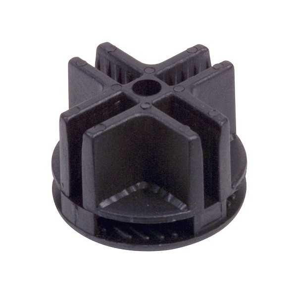 Black Grid Square Connector