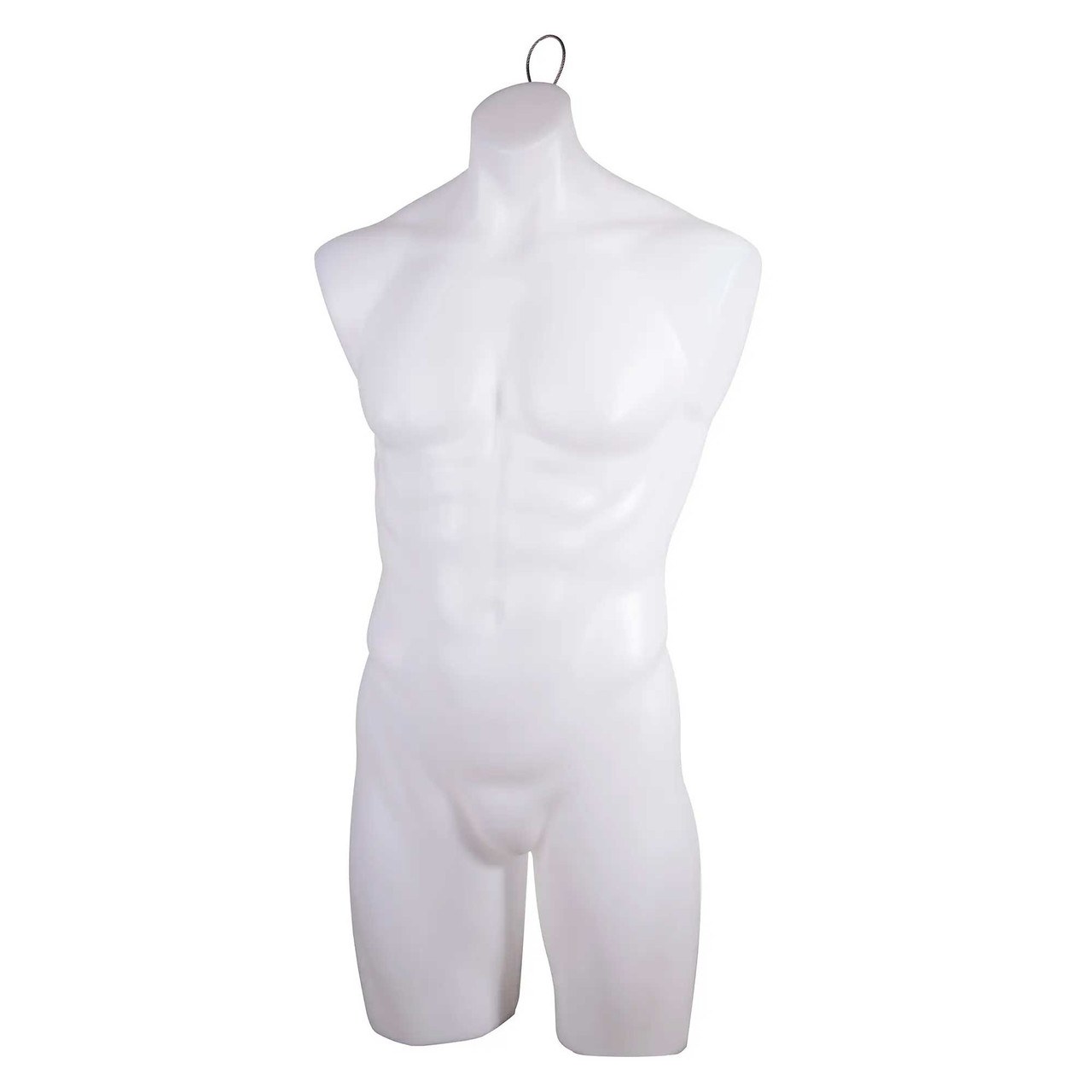 Unbreakable Male 3/4 Torso Body Form Mannequin Unbreakable Male 3/4 Torso Body Form Mannequin