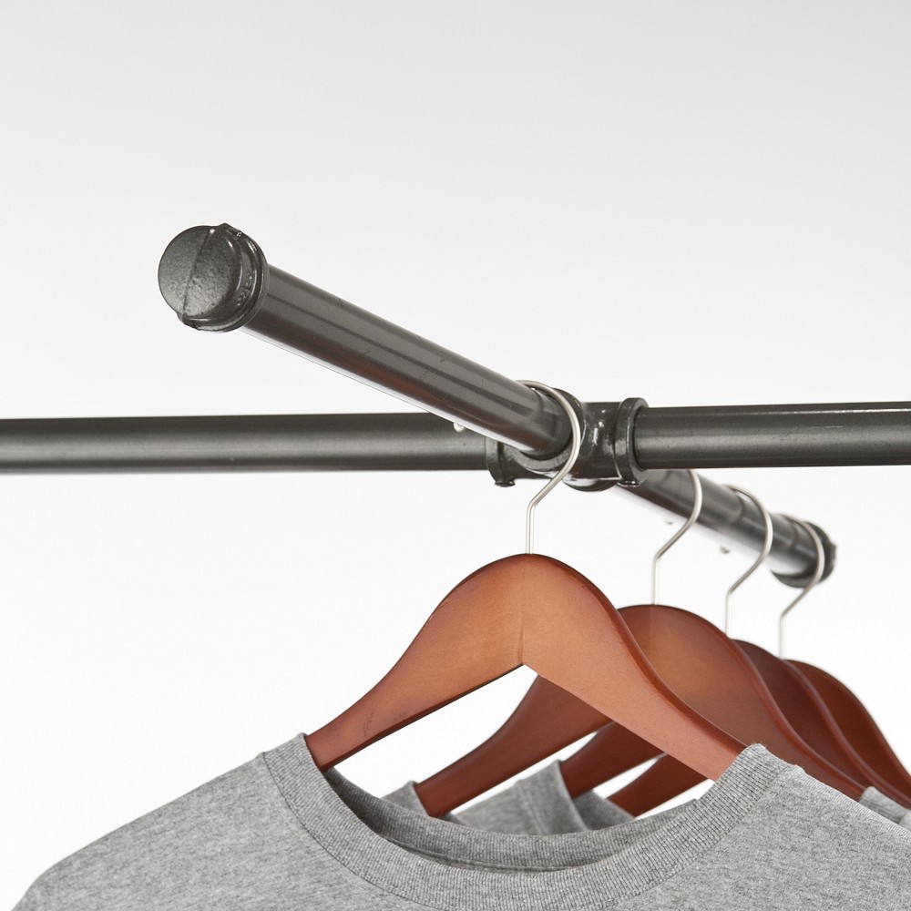 Pipeline T Bar Garment RackPipeline Racks Pipeline T Bar Rolling Rack