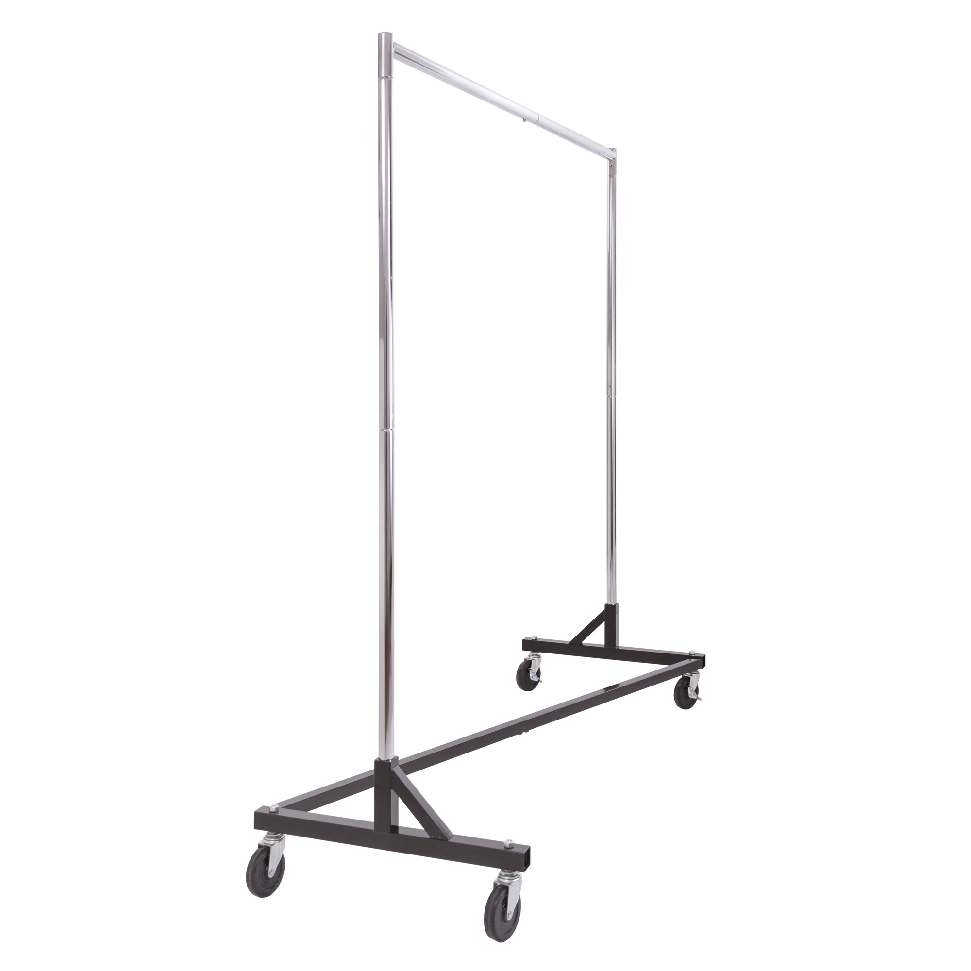 Black Base Z RackHeavy Duty Commercial Rolling Rack Z Rolling Racks