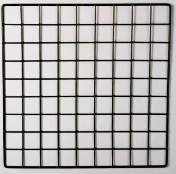 White Grid Squares 14"x14"