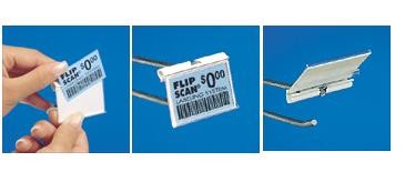 Flip Scan Label Holders 3" Wide Flip Scan Label Holders 3" Wide