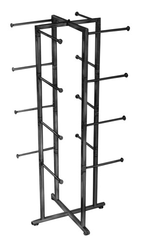 Chrome Lingerie Purse Rack 61"x24"x24" Chrome Lingerie Purse Rack 61"x24"x24"