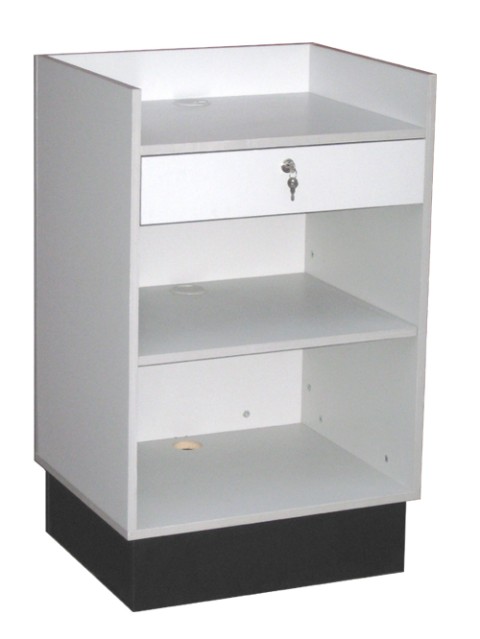 White Cash Register Counter Stand 24"x18"x38" White Cash Register Counter Stand 24"x18"x38"