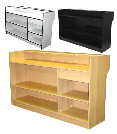 White/Black Trim Ledge Top Counter 48"x22"x42" White/Black Trim Ledge Top Counter 48"x22"x42"