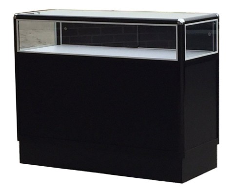 Black Aluminum 1/3rd Vision Showcase 48"x20"x38"