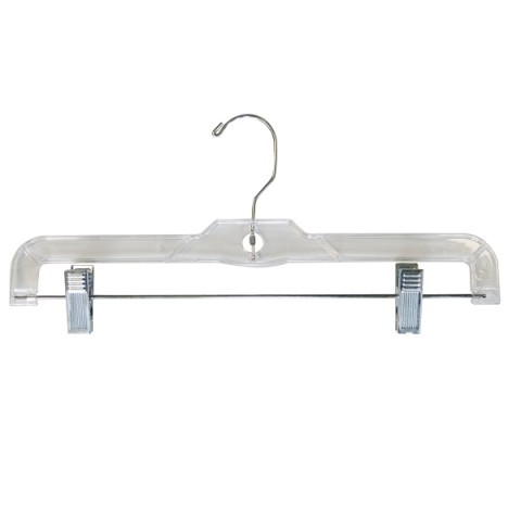 Clear Heavyweight Skirt or Pant Hangers 14" Clear Heavyweight Skirt or Pant Hangers 14"